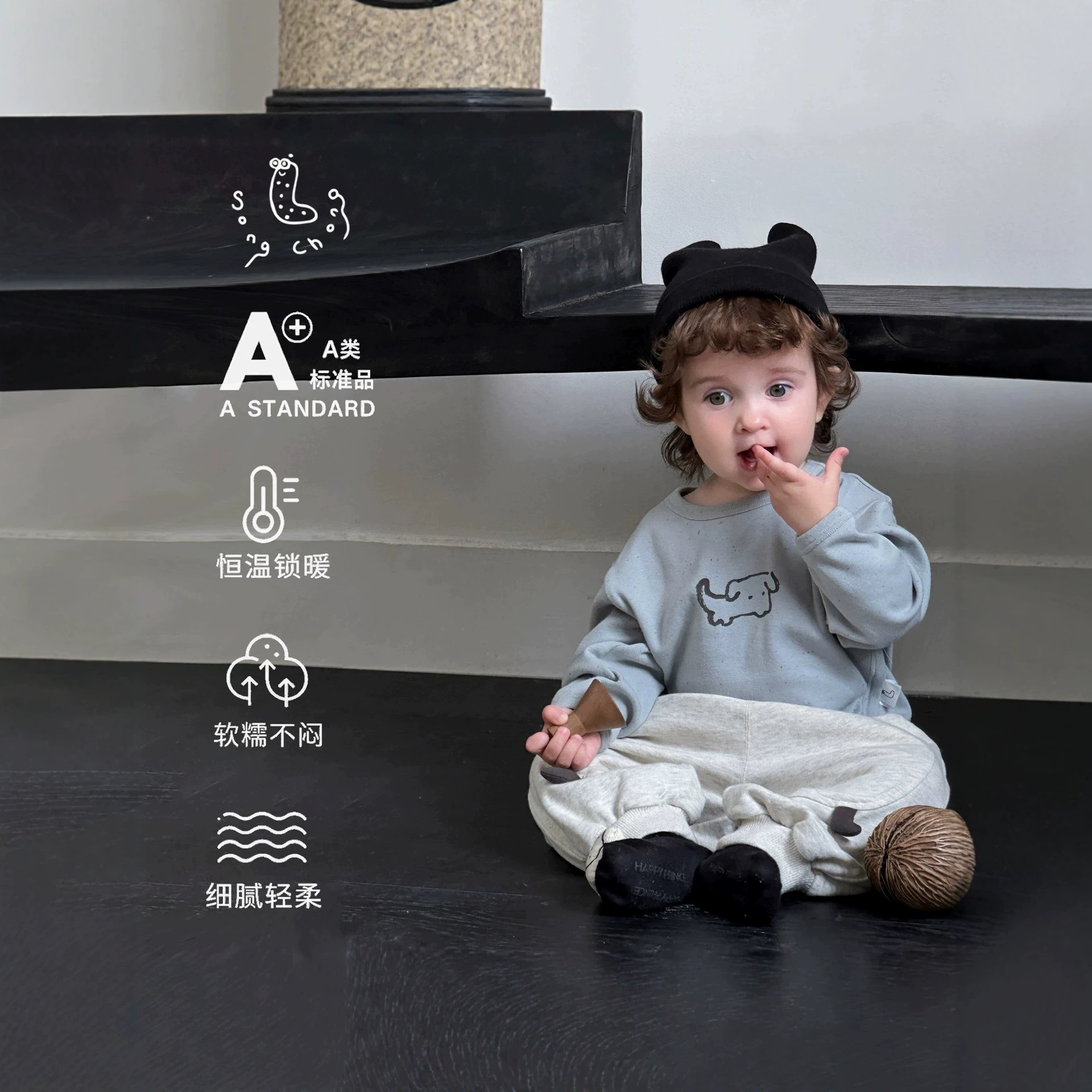 Songchong children's lantern pants for girls, autumn and winter one-piece velvet cuffed wide-leg pants, fashionable and stylish casual sweatpants