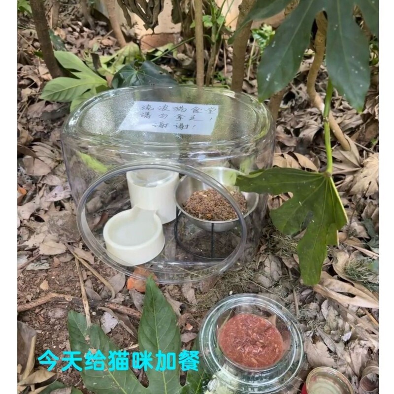 Waterproof Feeding Cover for Stray Cats, Outdoor, Concealed, Durable, Rain Season Cat Feeding House, Waterproof, Suitable for Fallen Leaves, Universal for Cats and Dogs Waterproof Feeding Cover for Stray Cats, Outdoor, Concealed, Durable, Rain Season Cat Feeding House, Waterproof, Suitable for Fallen Leaves, Universal for Cats and Dogs