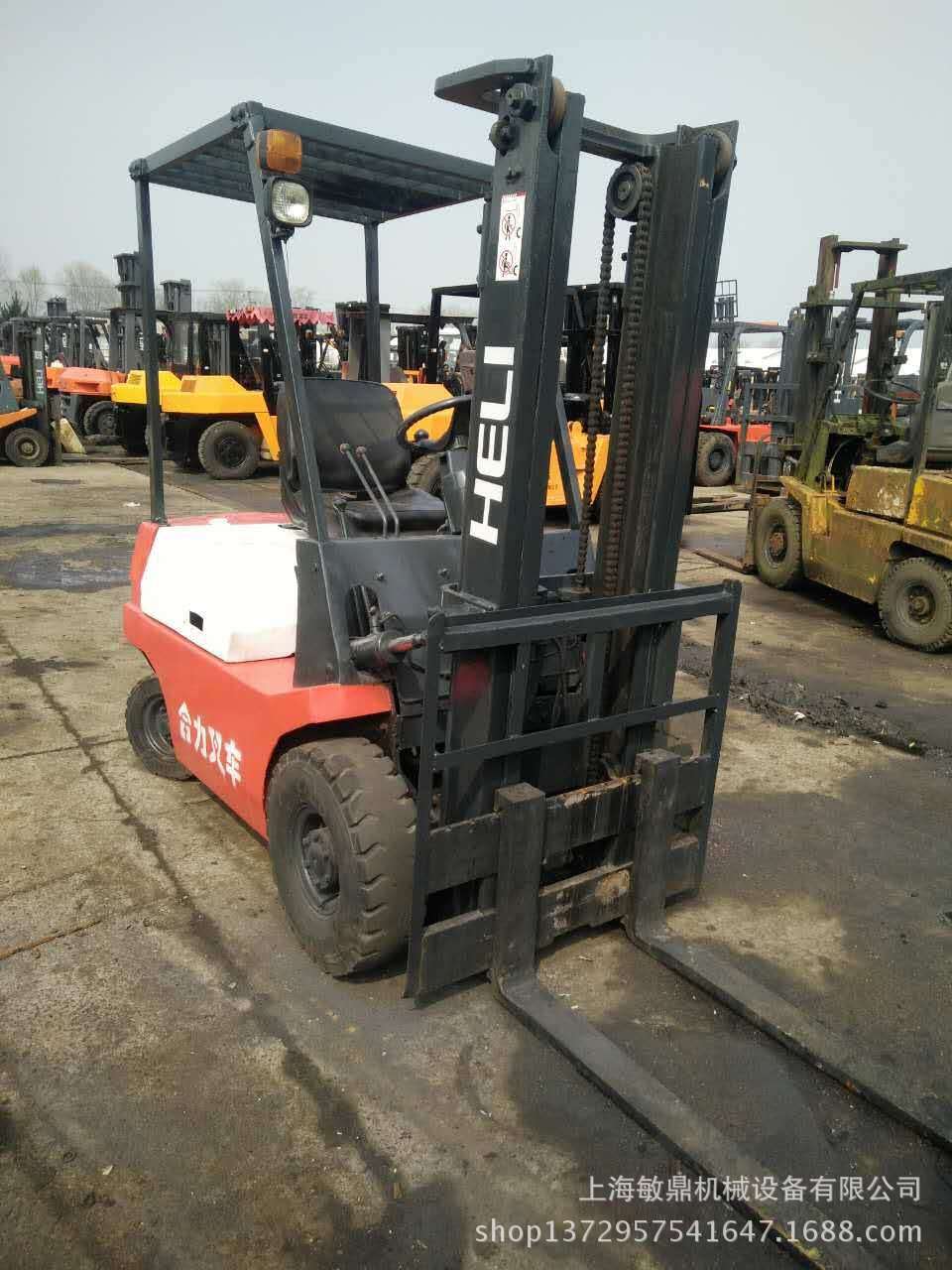 九成新二手叉车 杭州合力铲车电瓶二手夹抱叉车厂家直销 外贸促销