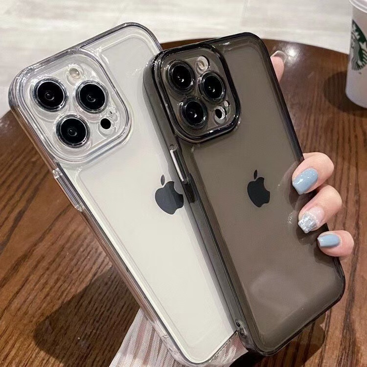 Transparent Space Shell Suitable for iPhone 16 Pro Protective Case Apple 17 Air Phone Case 15 Soft Case 14 Simple
