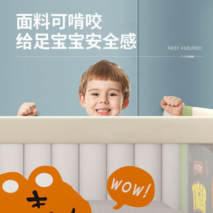 Bed Guardrail Baby Anti-Fall Bedside Guardrail Baby Lift Bed Guardrail Three-Sided Heightening Safety Anti-Fall Guardrail