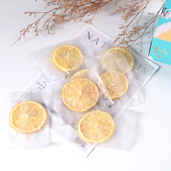 Lemon slices, freeze-dried lemon slices in individual packaging, flower tea OEM processing—dry lemon slices for tea bags, lemon tea bags, and instant-brewed tea.