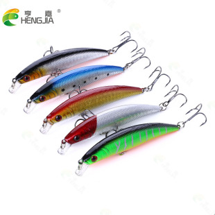 Hengjia Floating Minnow Sea Dog Fake Bait 9cm Bass Bait Wholesale Fake Bait Luya Bait Minnow