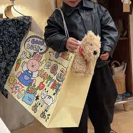礼品袋手提儿童零食包装袋大号生日快乐幼儿园学生孩子伴手礼物新