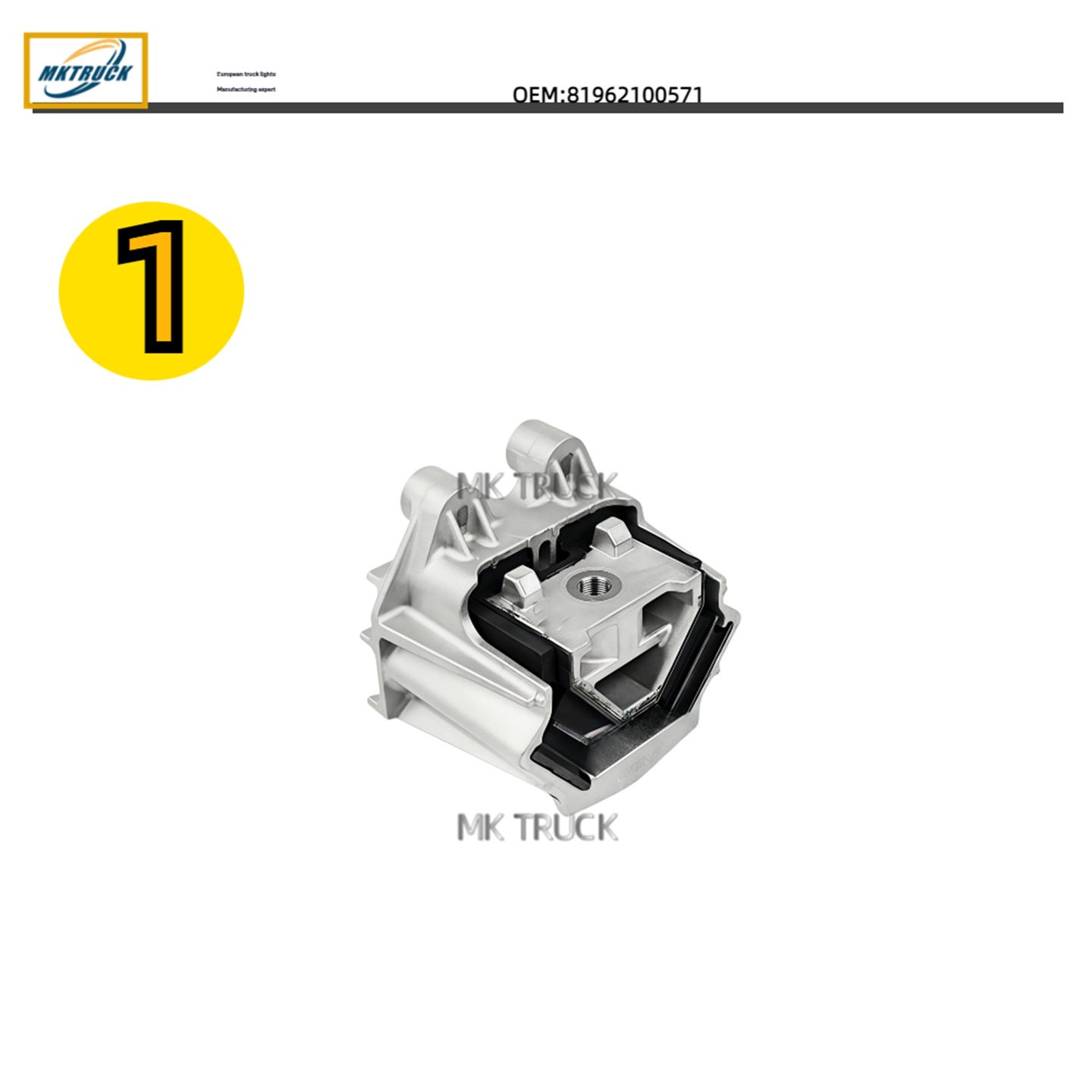 81962100571 en la parte delantera de la almohadilla del motor para el camión MAN TGA TGS TGX accesorios
