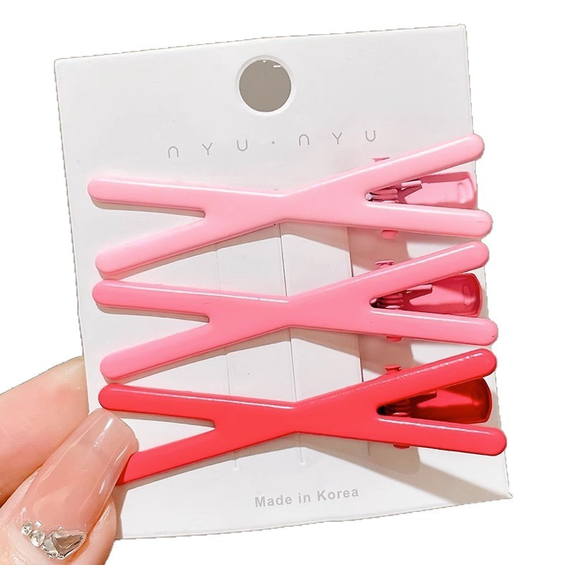 2025 verano pasador de cabello de dopamina colorido lindo frente dulce brocas de cabello rotas no lastimas brocas de cabello adornamientos para el cabello