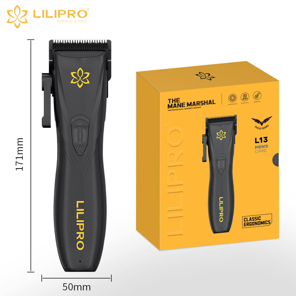 LILIPRO跨境发型师专业剪发廊电动理发剪剃头刀大功率剃发电推剪