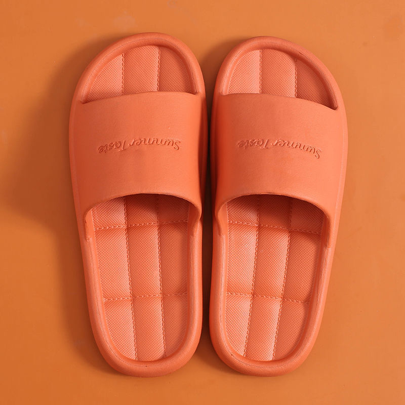 Jingchen Shoes の新しい女性用スリッパ、夏の家庭用、シンプルなバスルーム入浴用、男性用滑り止めカップル屋内サンダル|undefined