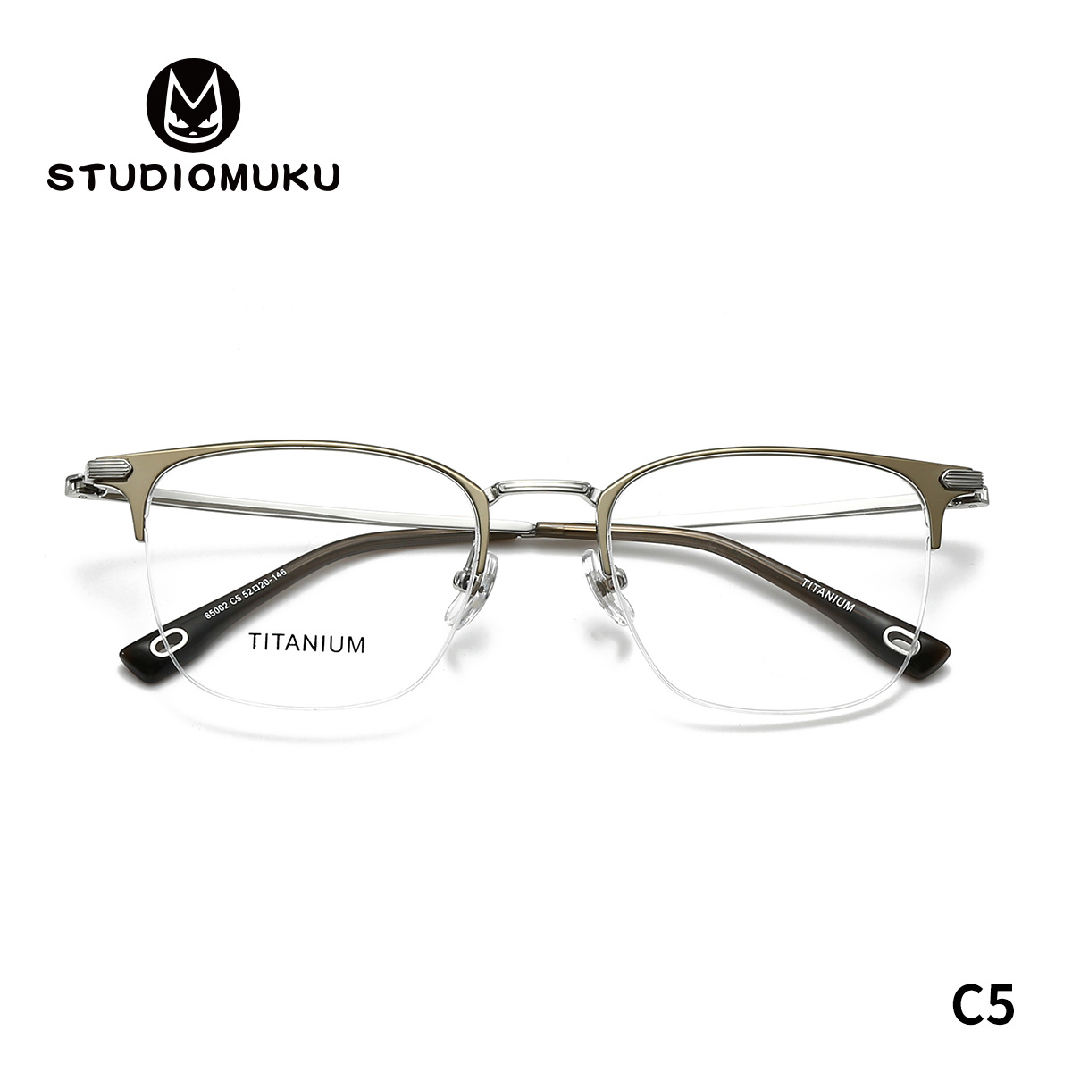 Muco-cool glasses Un par de marcos de gafas que pueden modificar la imagen de la élite empresarial de la cara.