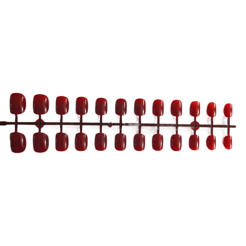 Fábrica de manicura al por mayor corto cuadrado redondo unoiled falso uñas piezas conjunto tira desgaste manicura uñas piezas al por mayor