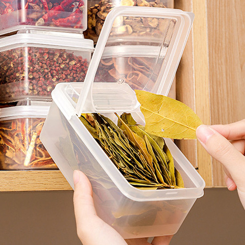 Spice distribution box home kitchen star anise cinnamon seasoning box pepper transparent compartment seasoning box fresh storage box