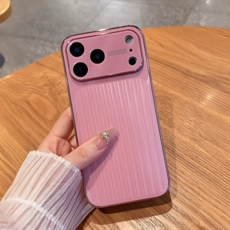 秒变iPhone18promax电镀散热边瓦楞手机壳苹果17高级16防摔保护套
