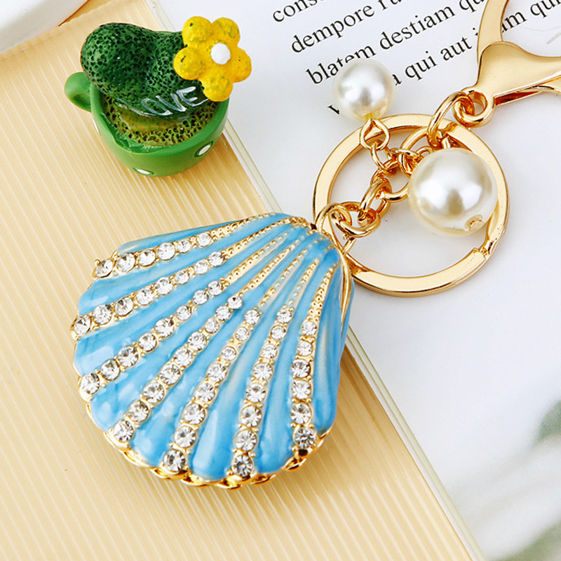 55g Weight Lobster Trigger Clasp Closure Clasp Closure Type Rhinestones Inlay Material Keychain Classification 1 Piece Quantity Daily Occasion Zinc alloy Material Shell Pattern Unisex Gender Plating, Diamond Design Elegant, Cute, Simple Style Style 1 Piece Elegant Cute Simple Style Shell Zinc Alloy Plating Diamond Rhinestones Unisex Lobster Trigger Clasp Closure Keychain 3
