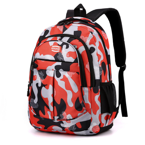 Wholesale Amazon new backpack large capacity junior high school backpack outdoor travel backpack male and female student school bag