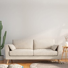 日式米色小户型客厅卧室休闲北欧两人三人位乳胶简约现代布艺沙发