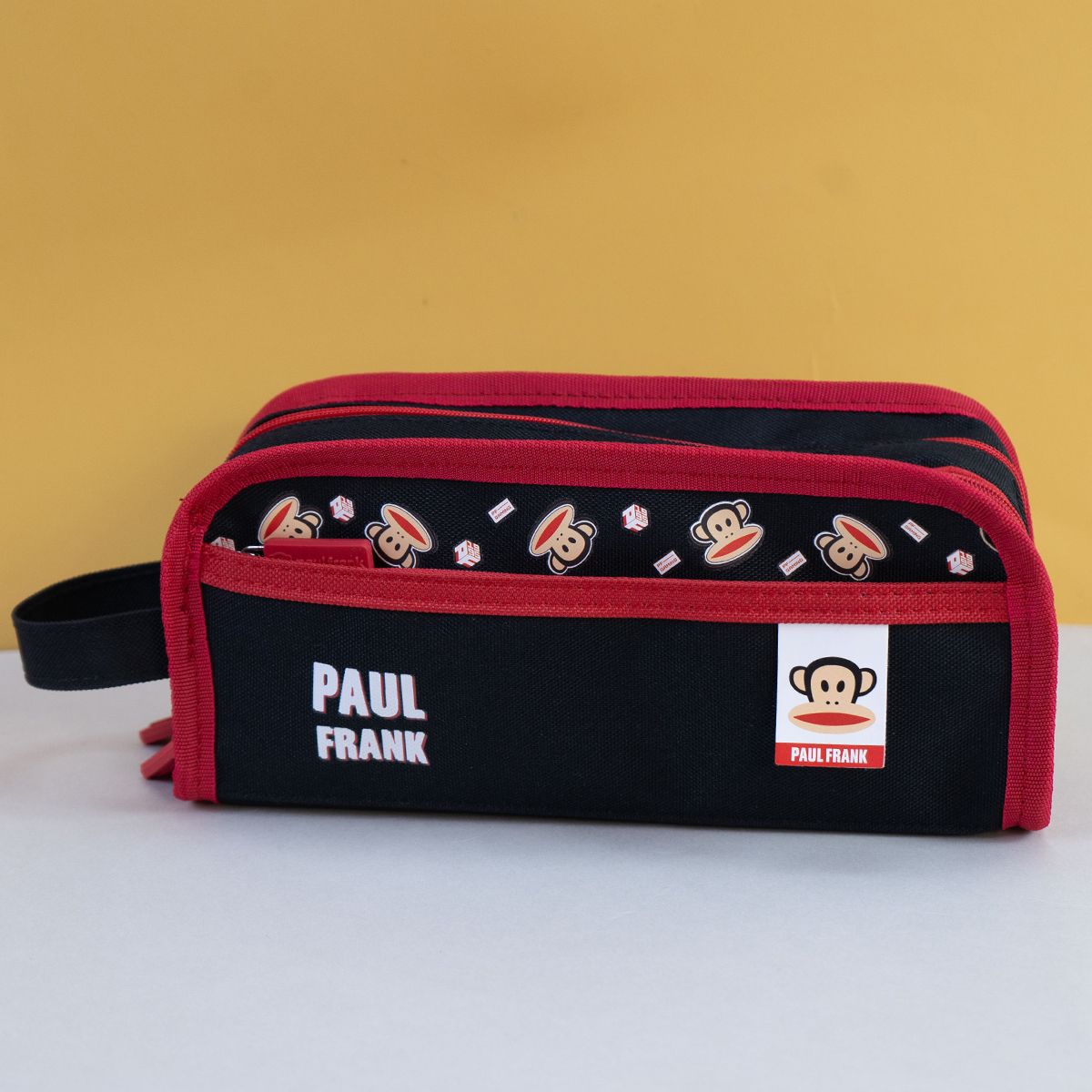 Bigmouth Monkey PC004 gran capacidad multicapa multifuncional bolsas de bolígrafo para estudiantes de primaria bolsas de papel