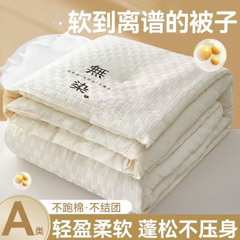 Class a Soy Fiber Quilt, Spring & Fall Quilt, Thickeneded Winter Quilt, Summer Cool Quilt, Air-Conditioned Quilt, Gift Quilt, Student Dormitory Quilt