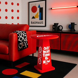 Industrial style tea several sex home apartment modern living room sofa small table ice cream bucket bedroom small apartment side table