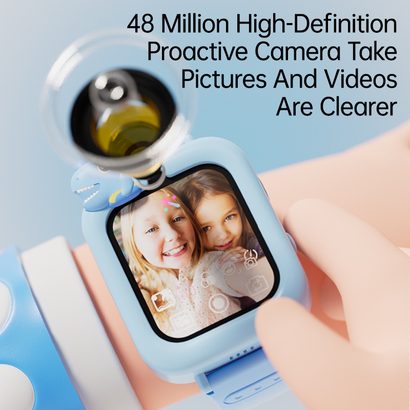 Nuevo reloj transfronterizo para niños multilingüe, multifunción, puede tomar fotos, video, pantalla táctil para niños, reloj inteligente en stock