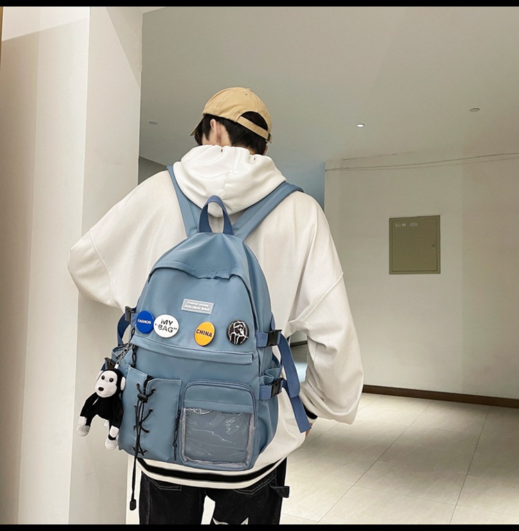 Schoolbag Large-capacity Schoolbag Travel Light Multifunctional Trend Portable display picture 7