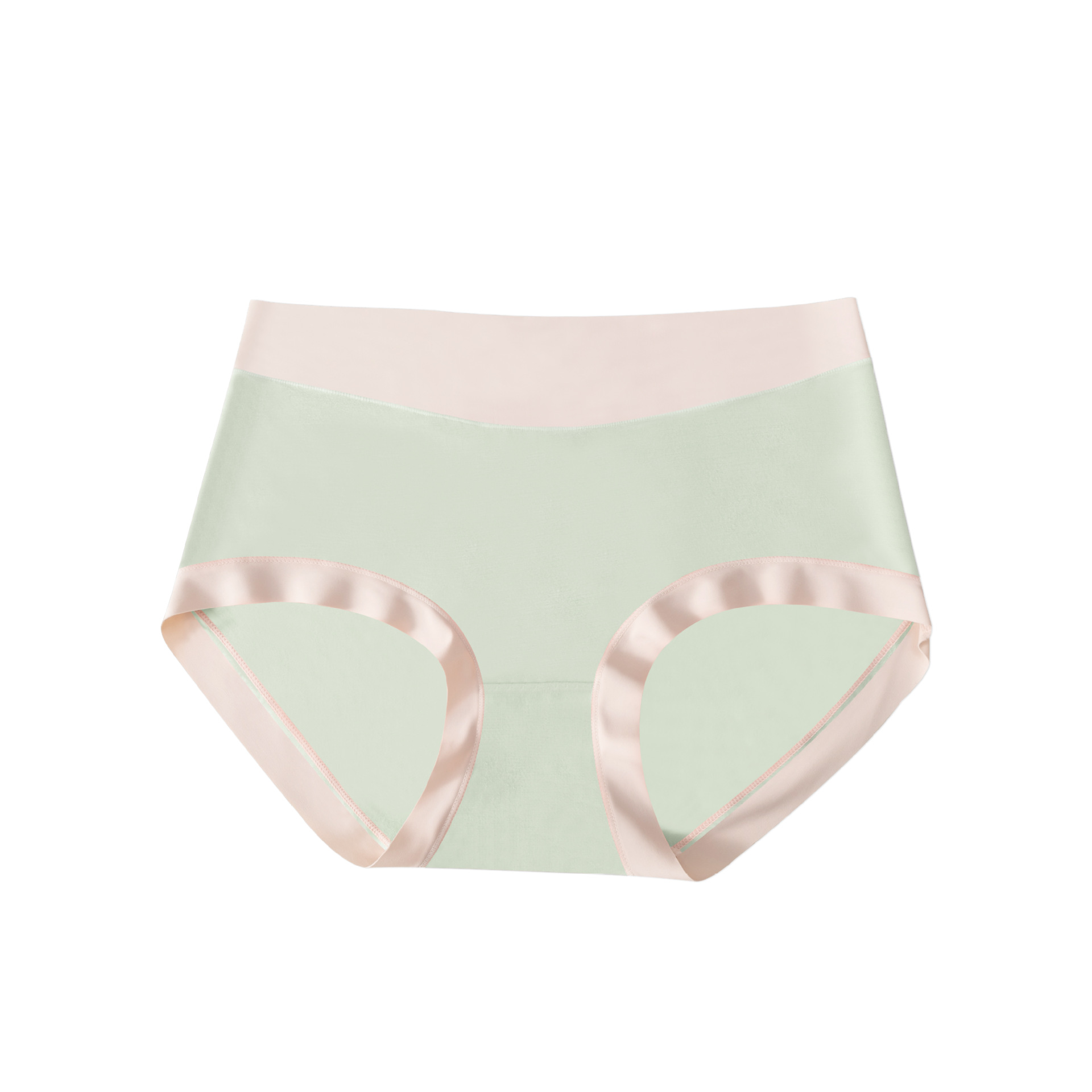 Dulce chica simple ropa interior modal suave elástica desnuda cintura alta vientre contrayendo cadera seda ropa interior antibacteriana