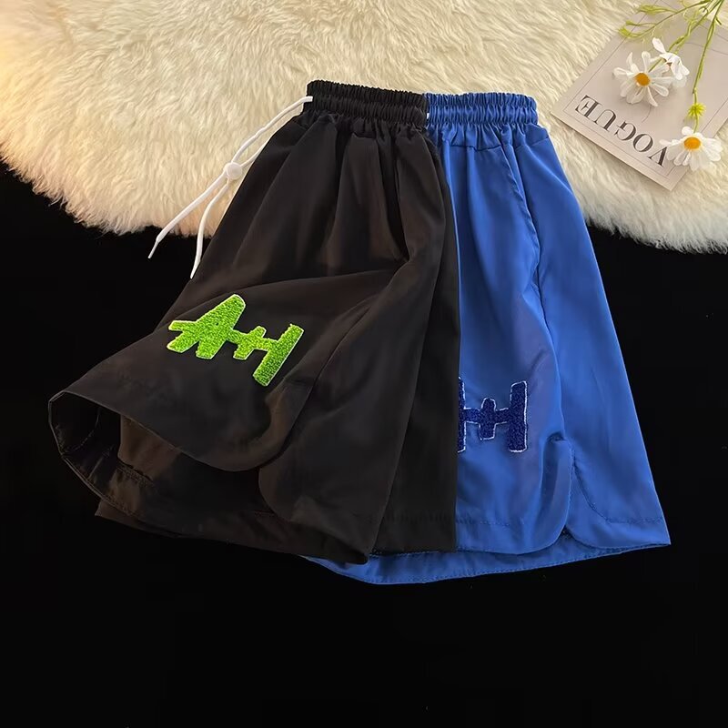 Cross-border European and American-style Shorts Fashion Brand Training Street Quarterpants Men's Quick-drying Running Sports Pants Men's Fashion Basketball Football