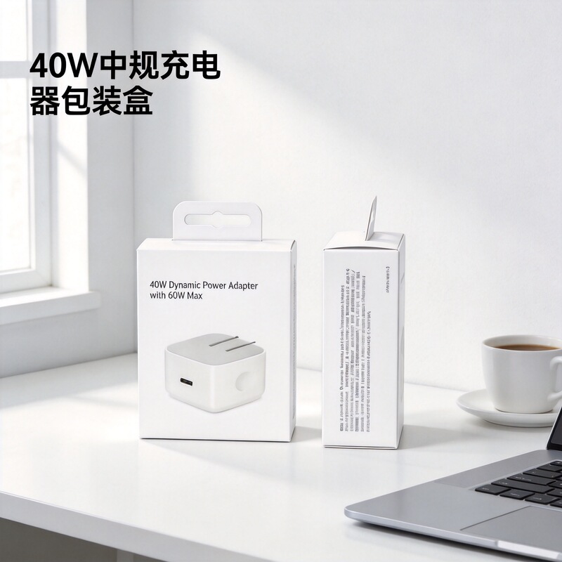 Charger Packaging Box, Standard Pd40W Neutral Apple 17 Dynamic Power Fast Charging Adapter, Customizable in Color Box Charger Packaging Box, Standard Pd40W Neutral Apple 17 Dynamic Power Fast Charging Adapter, Customizable in Color Box