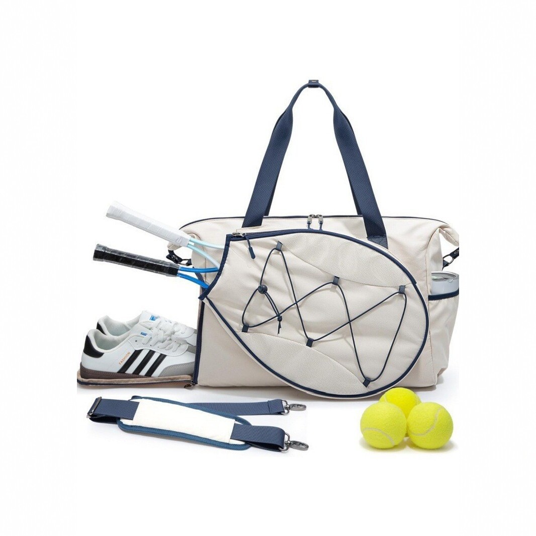 In-Stock Cross-Border New Model Multifunctional Tennis Bag Travel Bag Large Capacity Outdoor Sports Bag with Independent Shoe Compartment