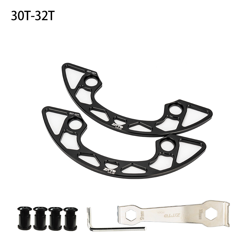 ZTTO Bicicleta de montaña Placa de protección especial para dientes positivos y negativos 104BCD Disco de un solo disco Cubierta de protección de rueda dentada