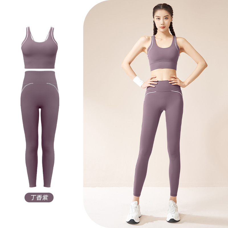 Nuevo Tmall shaking calidad línea sensación de yoga delgado * * * grado juego deportivo ropa de yoga transpirable alta elástica image 6