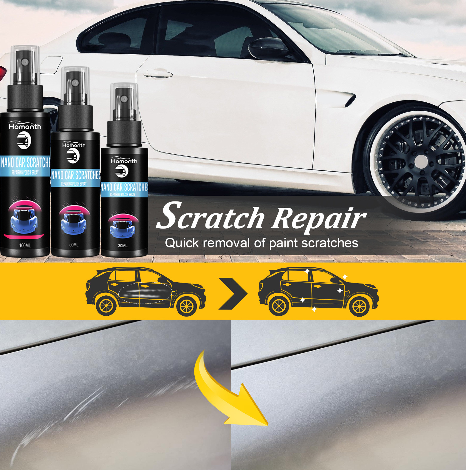 Homonth Scratch Repair Spray Image 8