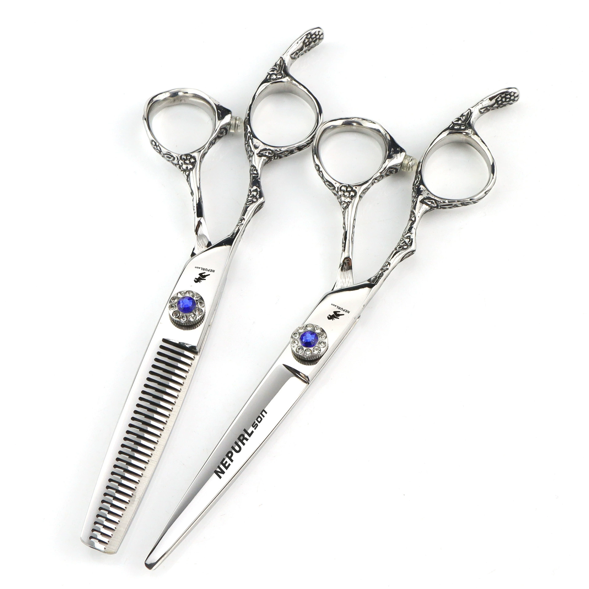 6,0-дюймовые ножницы Neptsen с левыми зубьями тонкие ножницы плоские ножницы FZ05 левая рука Специальные