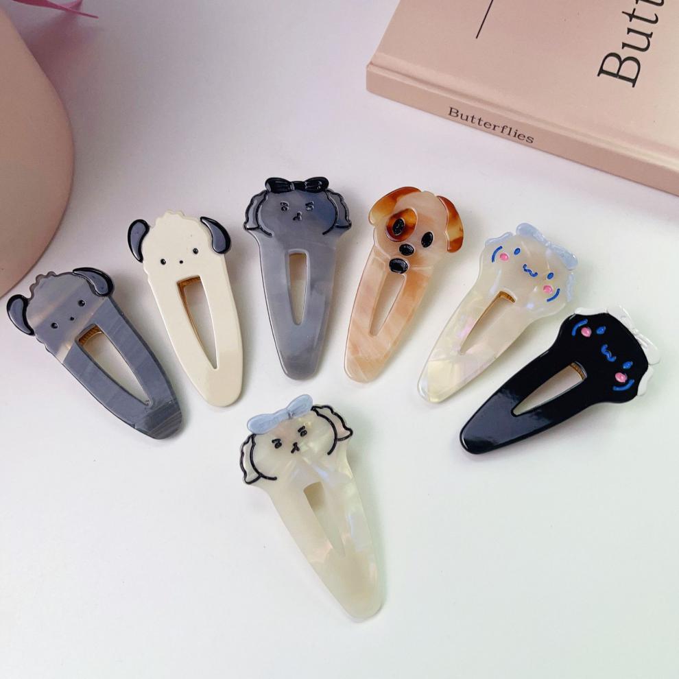 Cute Dog Acetic Acid Sheets Handmade Hair Clip display picture 4