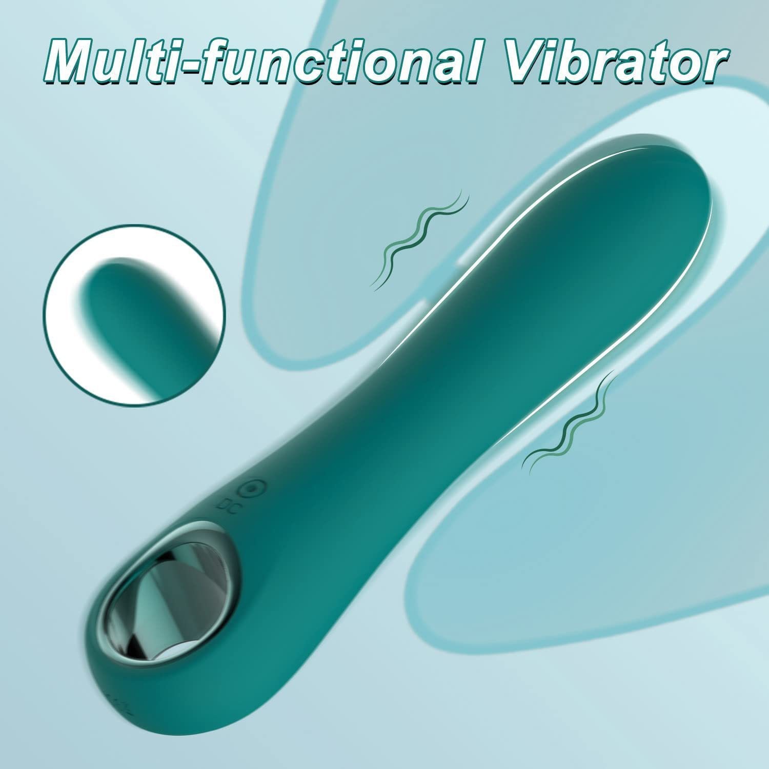 Green Water Ghost Vibrating AV Stick Hot-Selling Adult Sex Female Masturbator Couple Toys_voghion.com