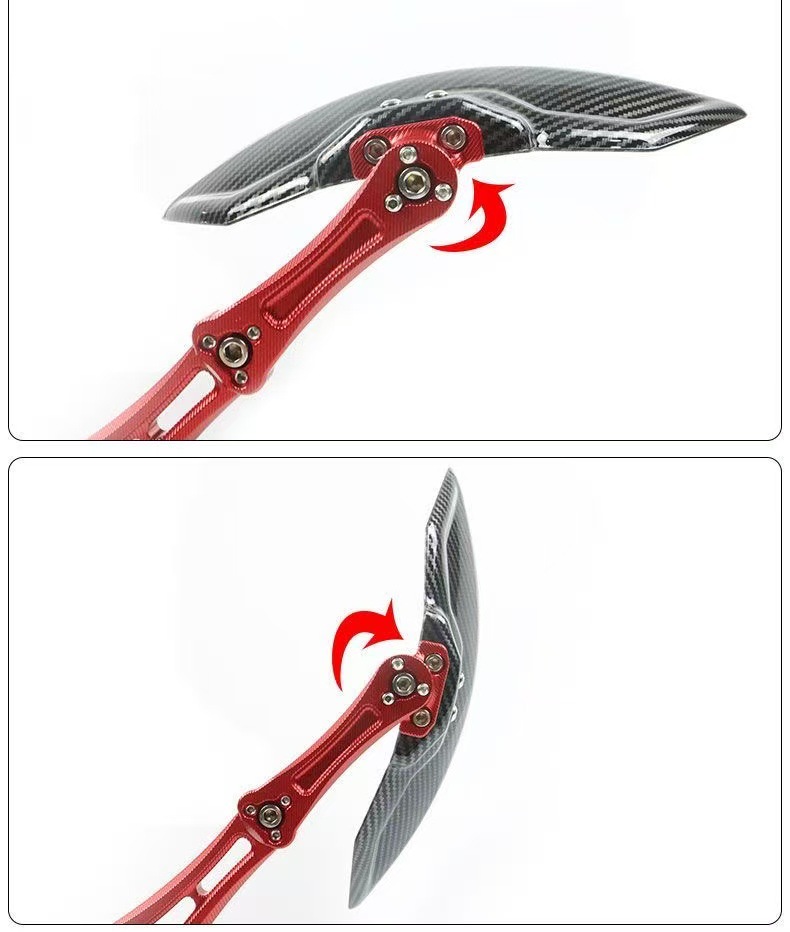 Electric Vehicle N1S Carbon Fiber Rear Fender Cnc Universal Accessory Adjustable Rear Shield U+B M+ Direct Modification