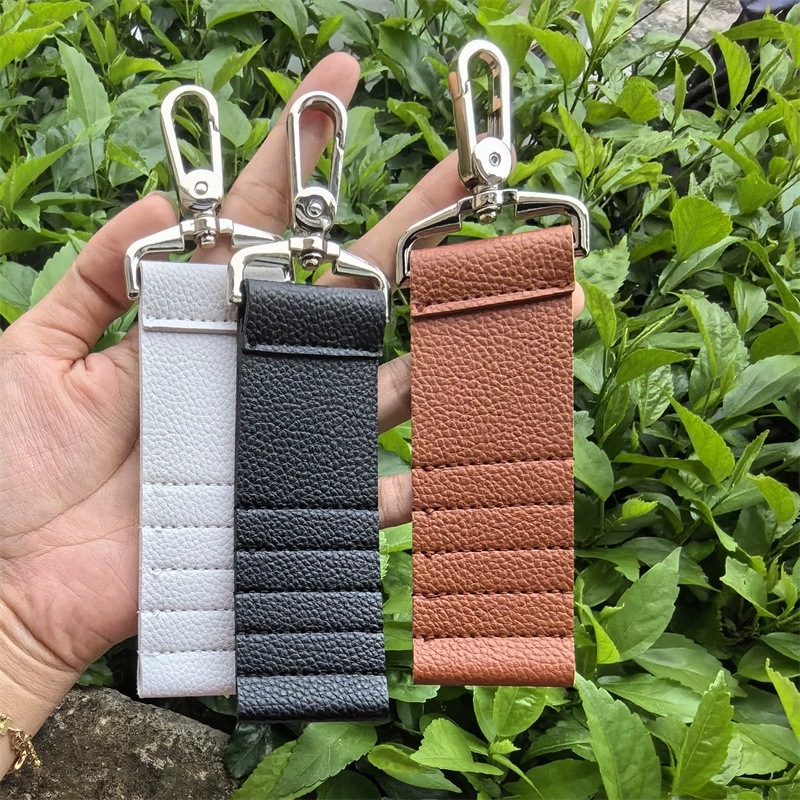 Японский и корейский кожаный чехол для уличного гольфа с деревянным шариком и шипами, портативный брелок для ключей, сумка для хранения TEE, сумка для шариков с шипами