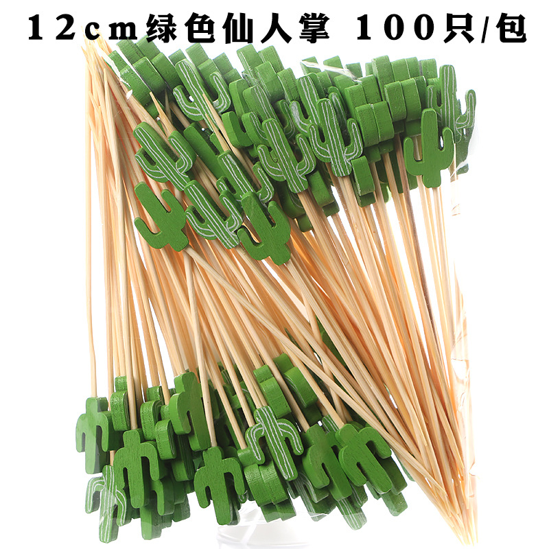 Fruit stick desechable flor stick