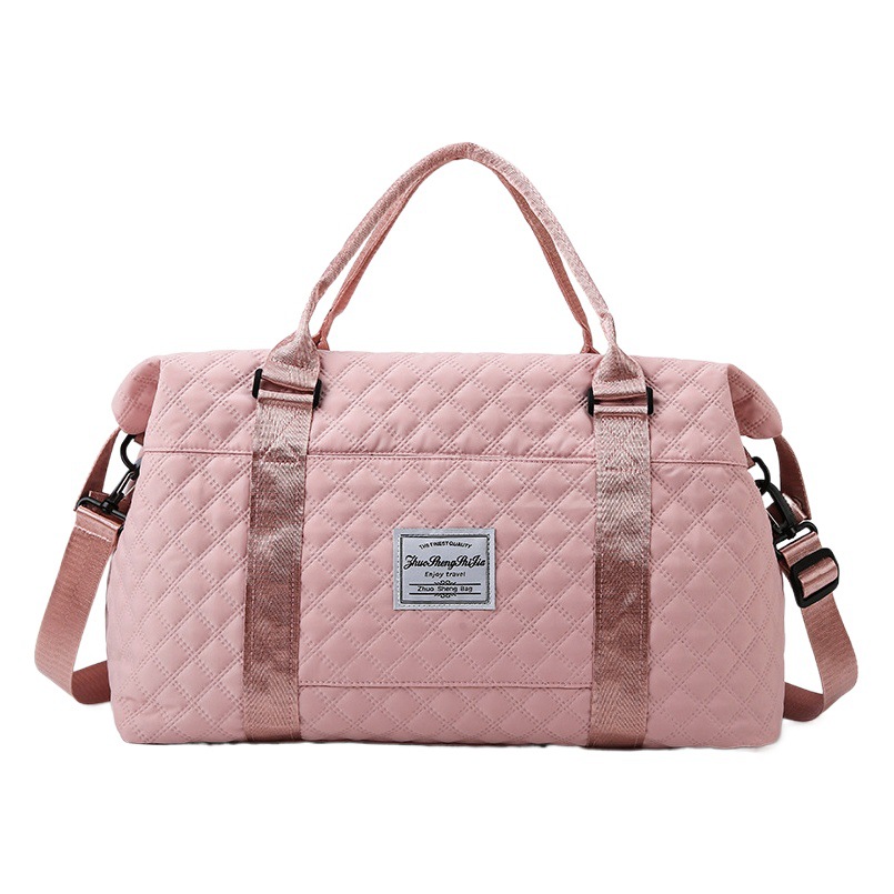 Bolsa de viaje acolchada informal al por mayor, bolsa deportiva y de fitness de gran capacidad, repelente al agua para viajes cortos, bolsa de almacenamiento para maternidad