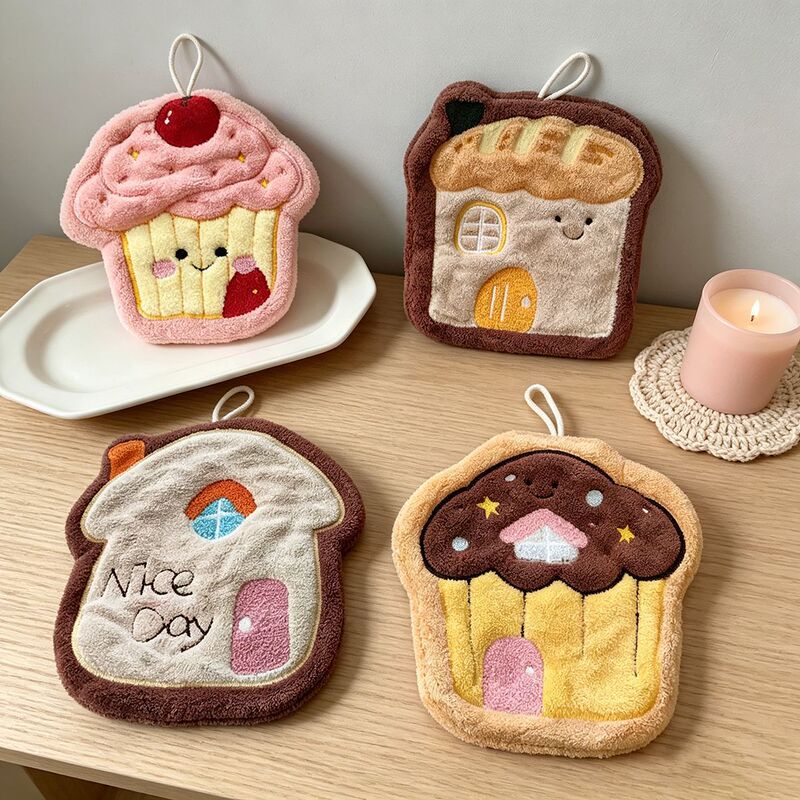 Cross-Border Baking-Themed Cute Decorative Hand Towel, Absorbent Hand Towel for Kitchen, Bathroom, and Restroom Cross-Border Baking-Themed Cute Decorative Hand Towel, Absorbent Hand Towel for Kitchen, Bathroom, and Restroom