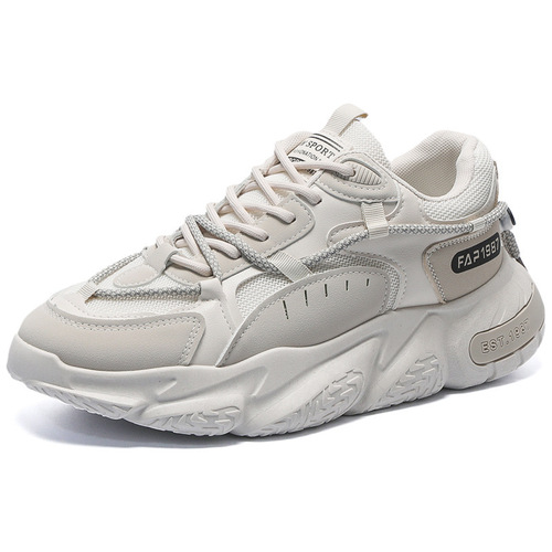  new summer style mesh breathable thick-soled casual men's shoes versatile running sneakers heightening dad shoes trendy shoes