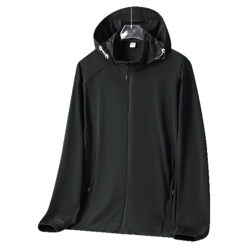Ropa de protección solar UPF50 + ropa de protección solar de mujer al aire libre para hombres, gorra de borde grande desmontable con hielo, ropa de piel transpirable de verano image 5