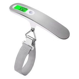 Portable 50kg webbing luggage scale mini stainless steel electronic portable scale air express parcel scale wholesale