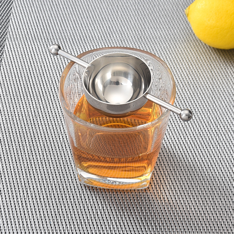 304 Stainless Steel Double-Bead Measuring Cup 30ml Whiskey Measuring Device Liquor Dispenser Bar Bartender Tool Export