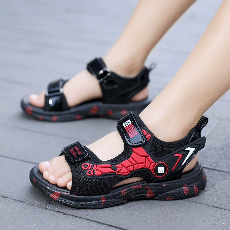 Summer sandals for boys, children's non-slip beach footwear, for teenagers, soft sole