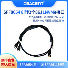 SFF8654�DSFF8611(Oculink)NVMe��U.2������SAS�B�Ӿ�8654-8611