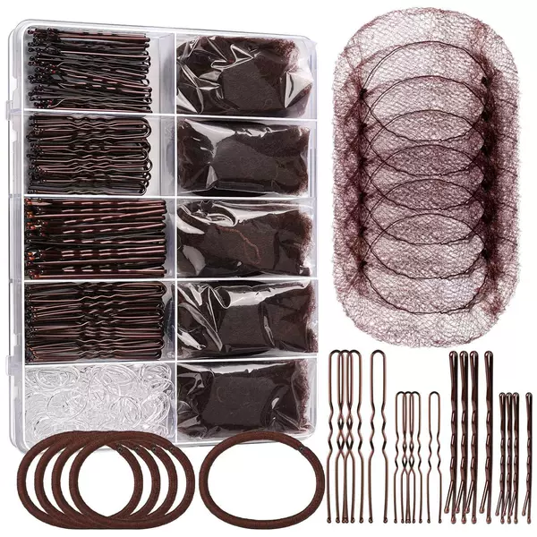 Cross-border ultra-fine nylon net hairnet for flight attendants, professional hair tie, invisible hairnet, bobby pin, dance hairpiece, Hanfu headpiece