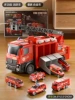 Universal ambulance play in water, fire truck