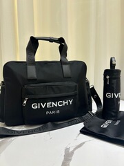24年母子バッグヨーロッパとアメリカの旅行子育て軽量防水クラシック大容量ワンショルダーママクッションボトル