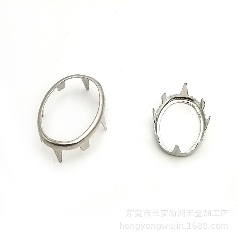 19*14mm 椭圆形空心爪 蛋形空心爪钉 铜椭圆形八爪钉 椭圆空心钉