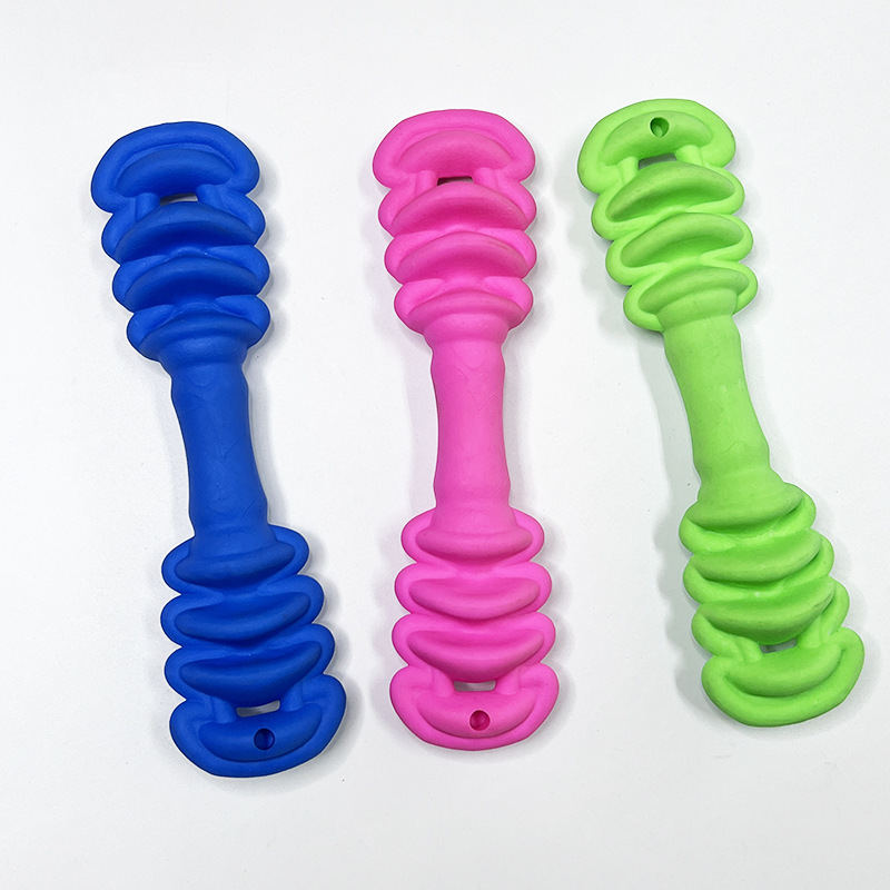 Suministros para mascotas mordedura de perro juguete molar TPR juguete para mascotas hilo de hueso de perro divertido juguete interactivo para perros